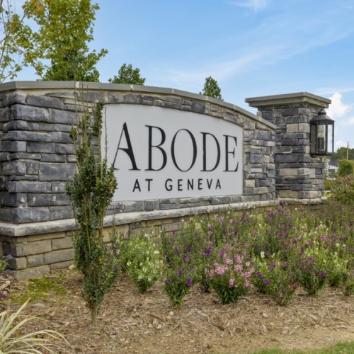 ABODE at Geneva Monument Sign ABODE at Geneva Monument Sign
