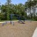 Outdoor Fitness area overlooking woods 