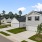 Neighborhood image with Two story and one story homes with private garages and sidewalks