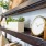 Shelves with CLock